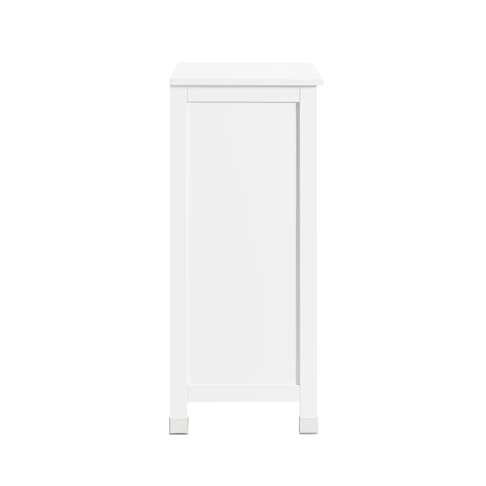 SoBuy BZR77-W Badkamerkast met Kantelbare Wasmand, Badkamermeubel met Waskast, Lage Kast, Staande Kast - Image 15