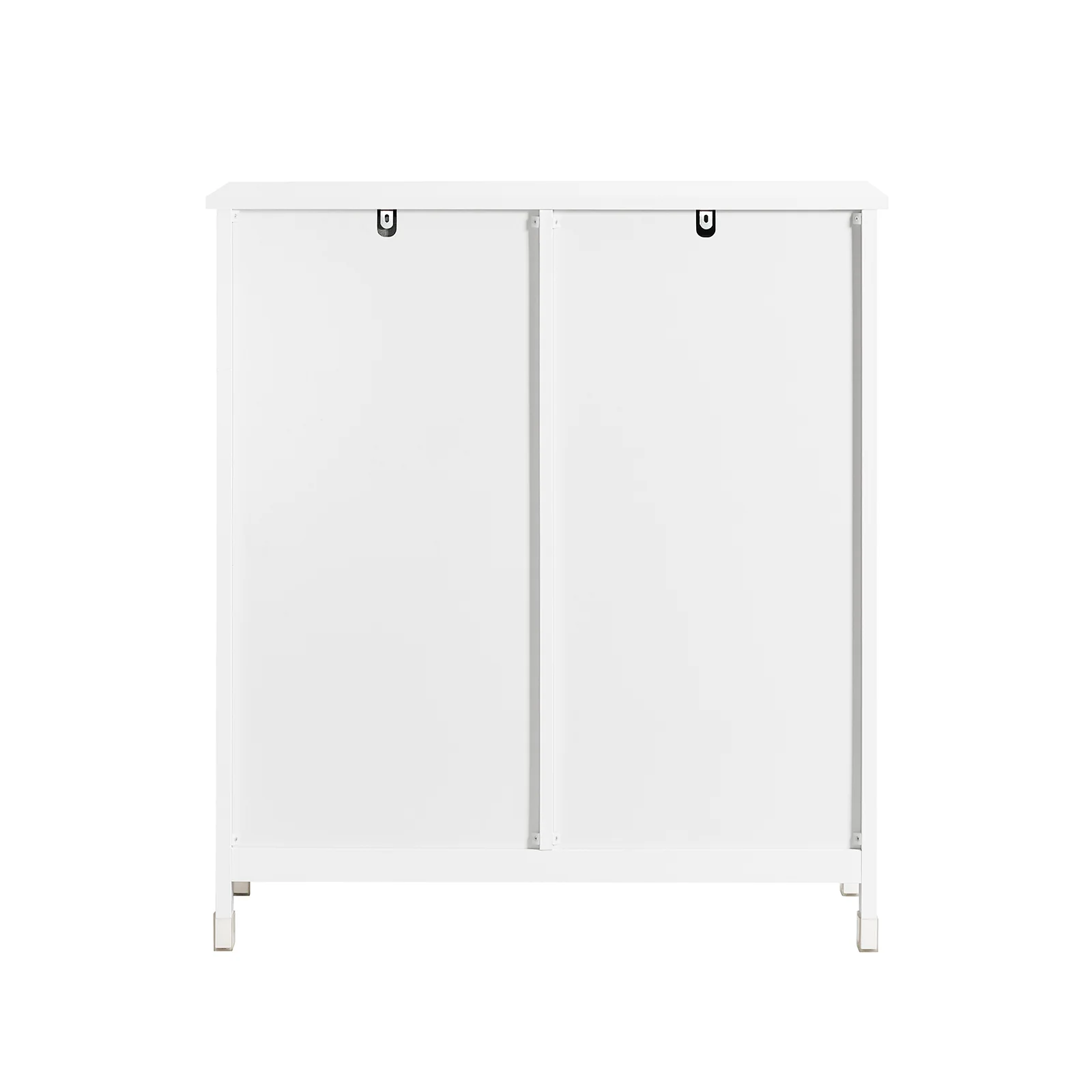 SoBuy BZR77-W Badkamerkast met Kantelbare Wasmand, Badkamermeubel met Waskast, Lage Kast, Staande Kast - Image 16