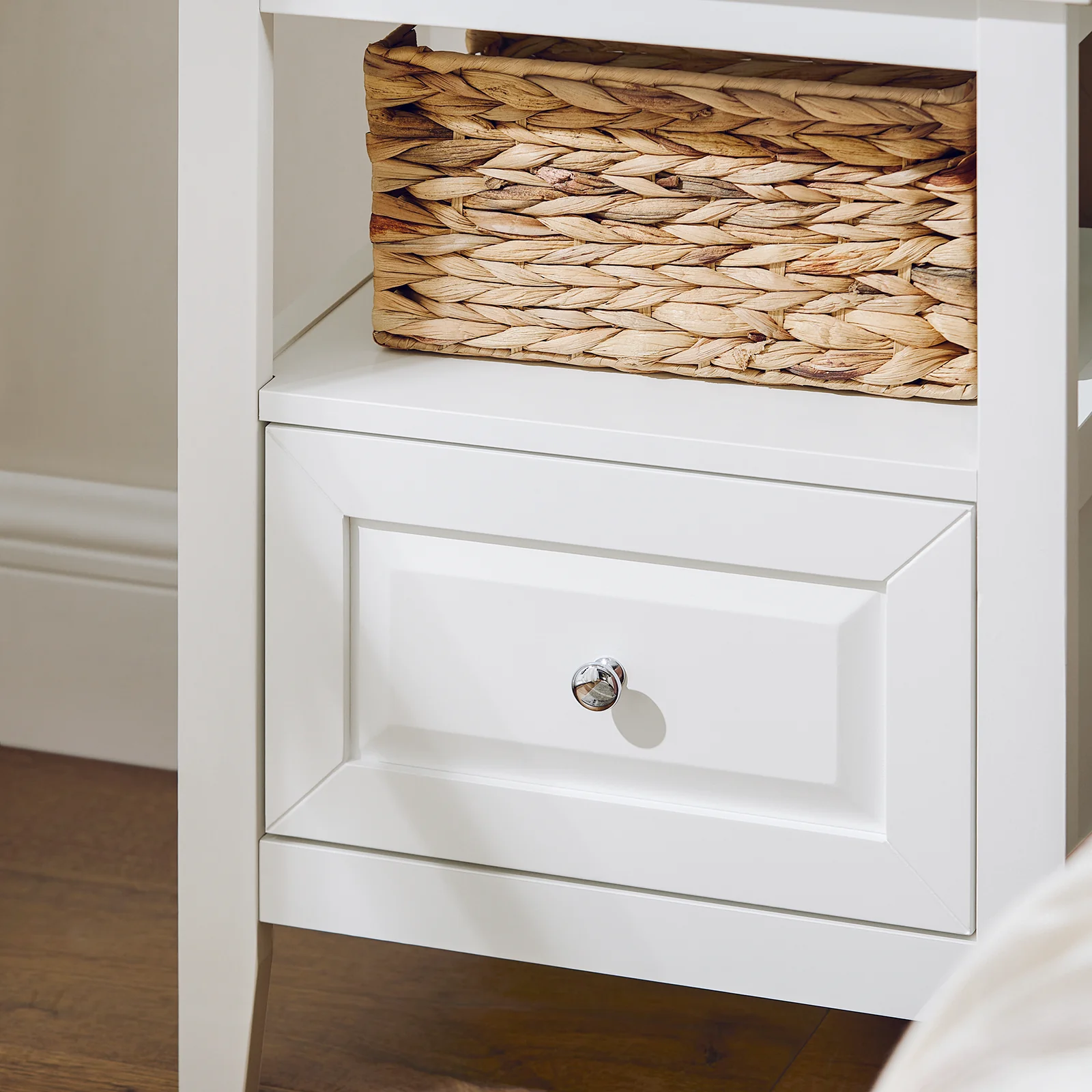 SoBuy FBT131-W Bijzettafel Nachtkastje, Sofa Bijzettafel, Bedtafel voor Woonkamer, Slaapkamer, Kantoor - Image 8