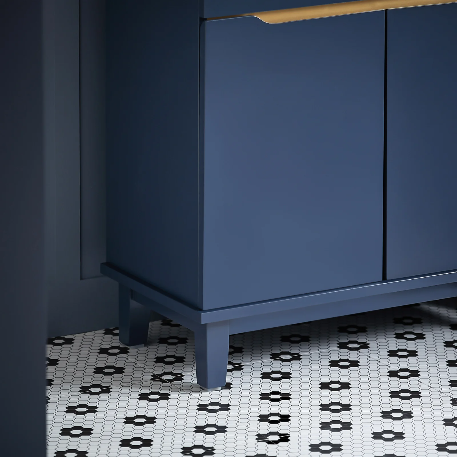 SoBuy BZR113-B Wastafel Onderkast - Wastafelmeubel - Badkamerkast - Opbergkast - Opbergplank - Wastafelkas - Image 6