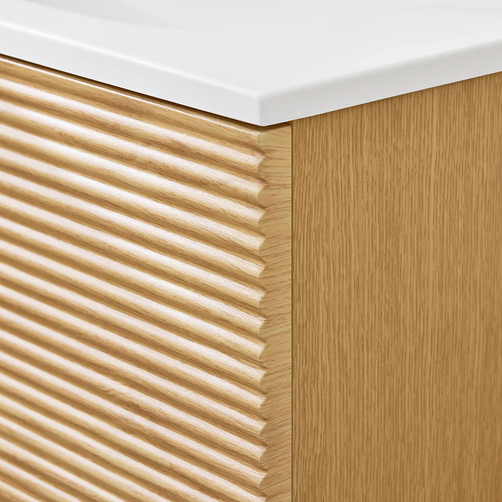 SoBuy BZR198-N Hangkast voor wastafel met spiegel, wastafelmeubel met spiegel, wastafelset met spiegel, handwaskast met spiegel, houtkleur - Image 12