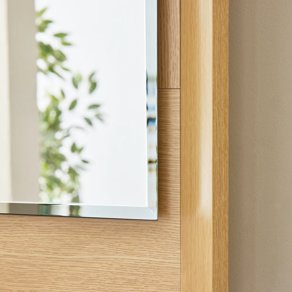 SoBuy BZR198-N Hangkast voor wastafel met spiegel, wastafelmeubel met spiegel, wastafelset met spiegel, handwaskast met spiegel, houtkleur - Image 17