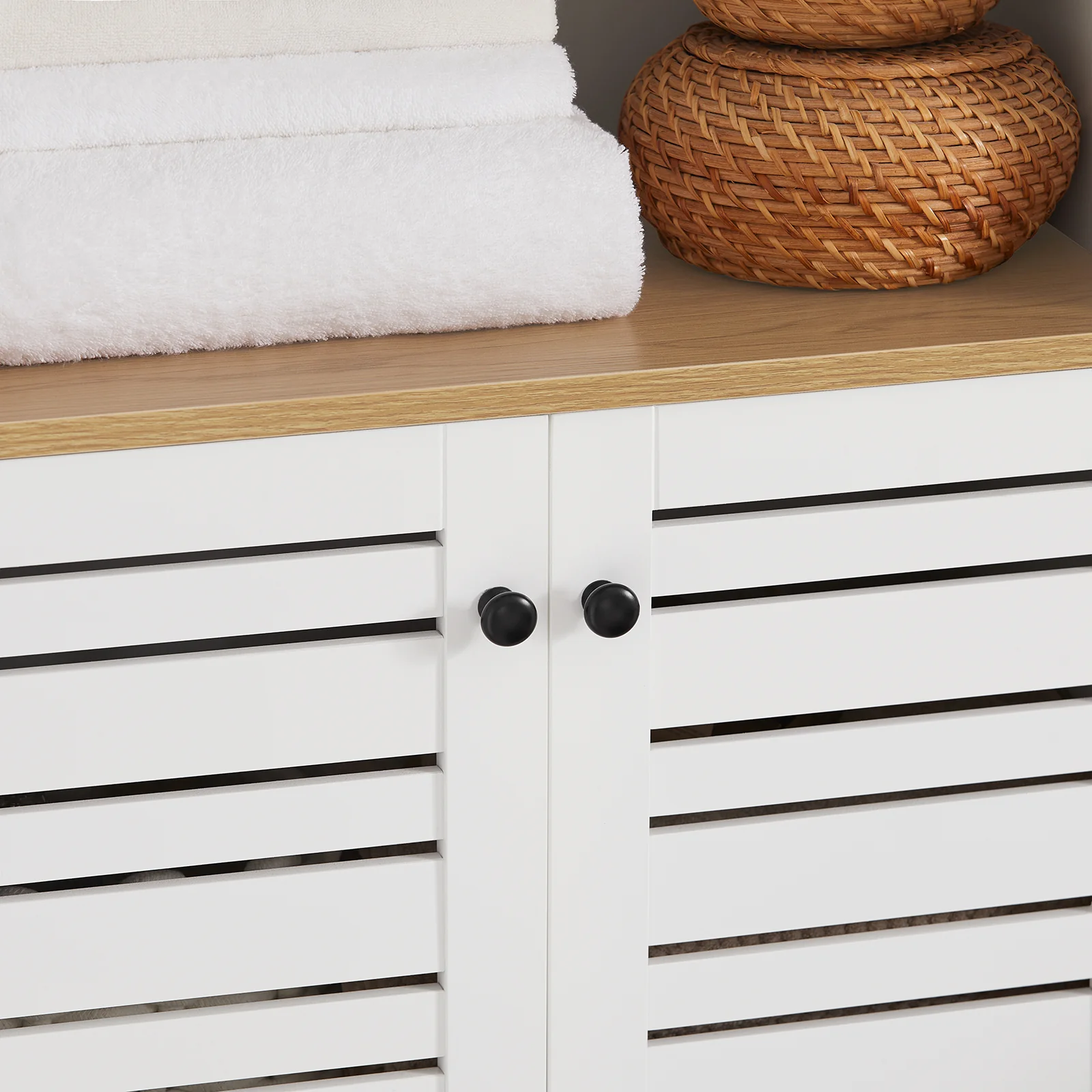 SoBuy BZR44-W badkamer ,hoge kast ,badkamerkast opbergkast badkamerkast ,boekenkast, keukenkast - Image 7