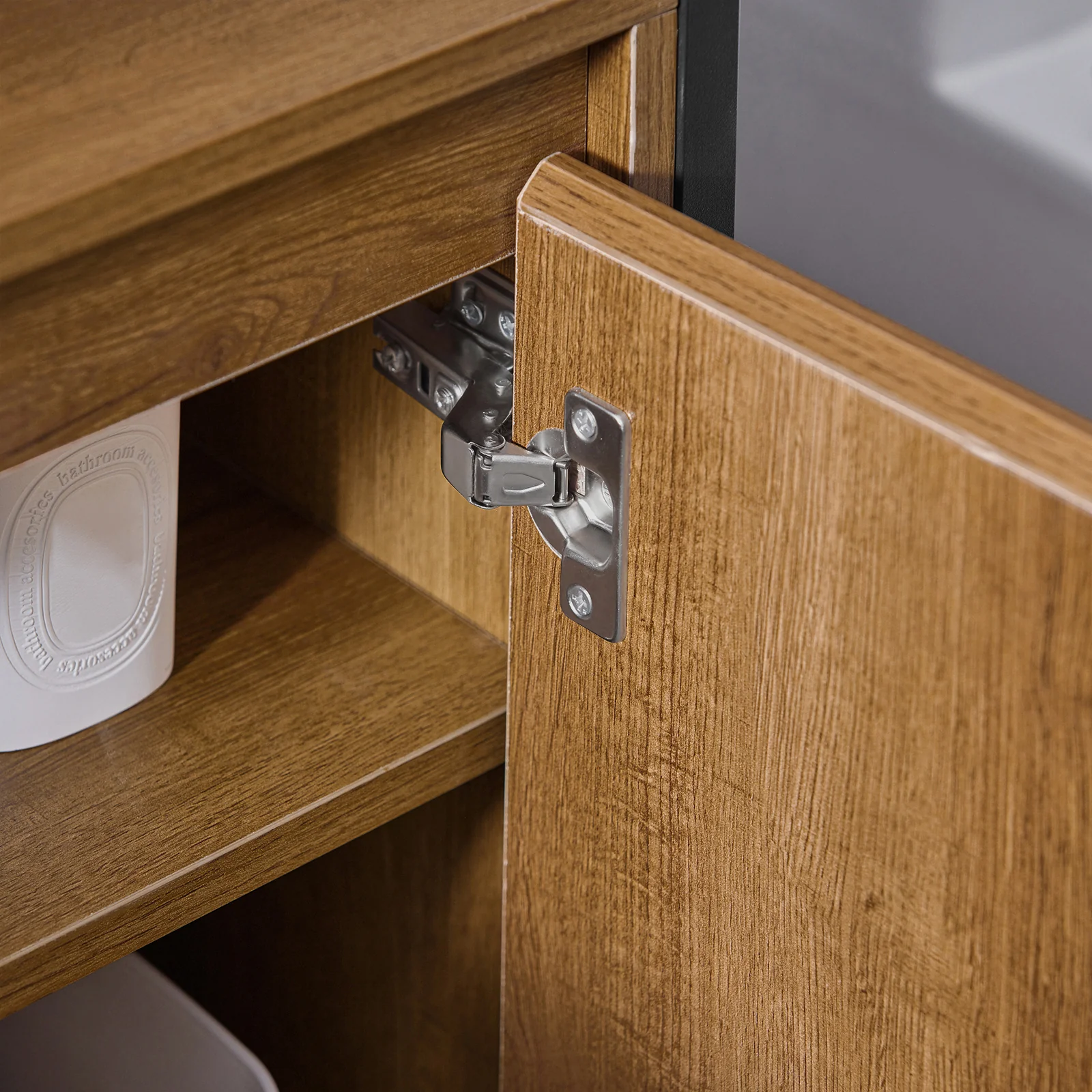 SoBuy BZR63-II-PF Wastafel onderkast - Wastafelmeubel - Badkamerkast - Badkamer onderkast - Image 13