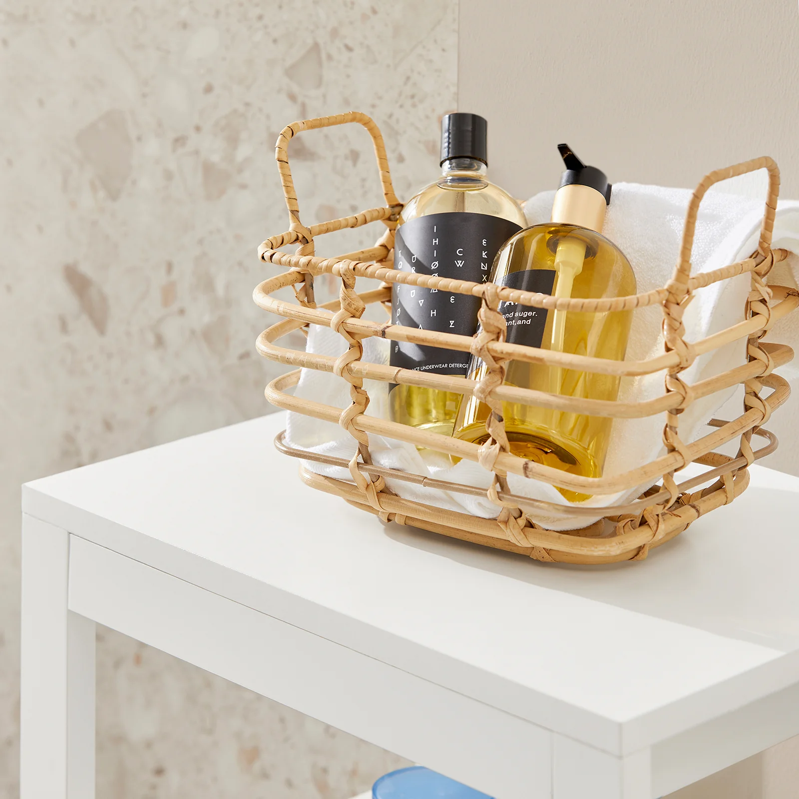 SoBuy BZR67-W Badkamermeubel, Badkamerkast, Halfhoge Opbergkast, Lage Kast, Smal Badkamerkastje, Opbergkast - Image 13