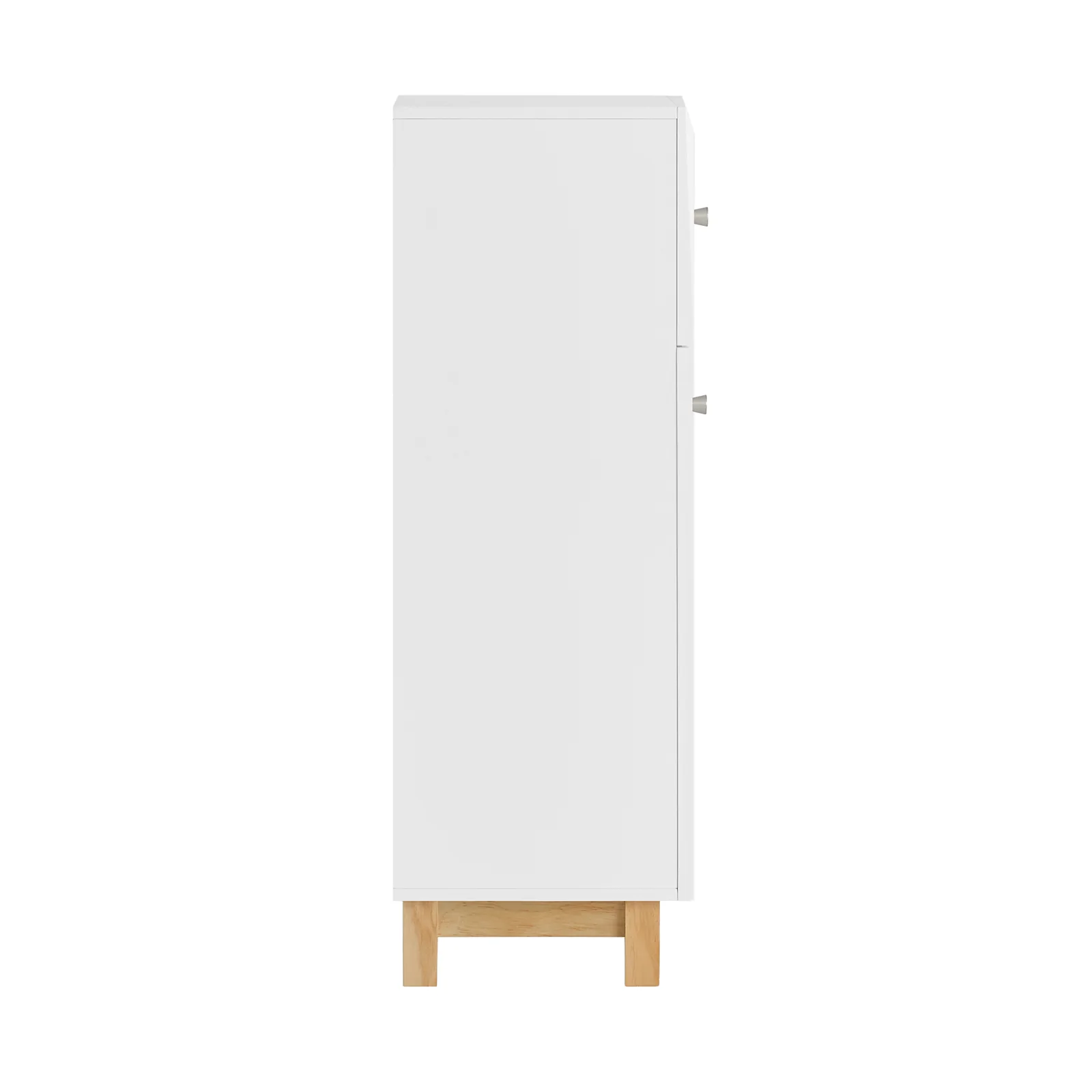 SoBuy BZR93-W Badkamerkast, Smal Badkamerkastje, Lage Kast, Ladenkast, Halfhoge met 1 Lade en 1 Kantelbare Wasman - Image 12