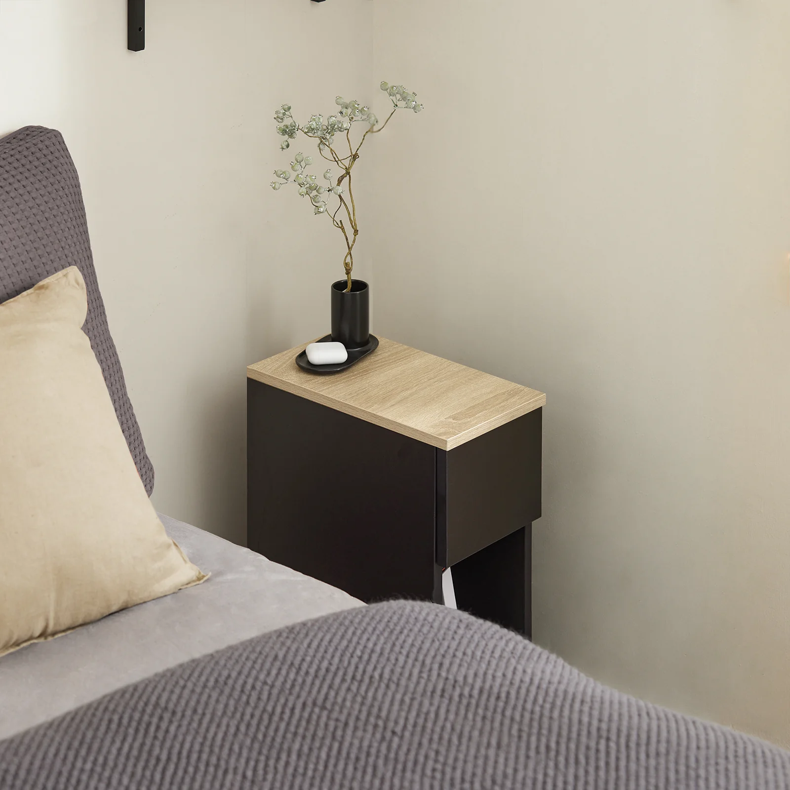 SoBuy FBT111-SCHx2 Nachtkastje Bijzettafel Sofa Bijzettafel Salontafel met Lade voor Woonkamer, Slaapkamer of Kantoor - Image 9