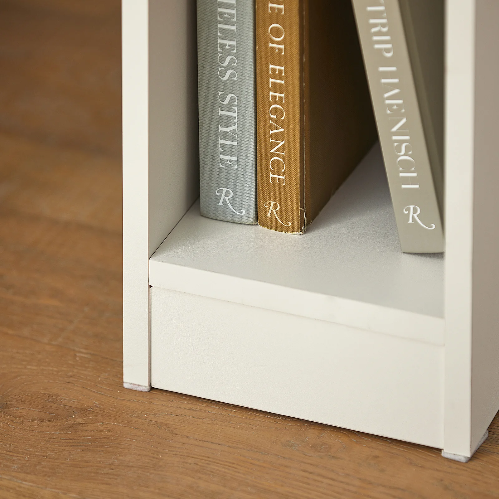 SoBuy FBT111-WNx2 Smal Nachtkastje Set van 2 met Lade en Plank, Moderne Bijzettafel voor Woonkamer of Slaapkamer, Witte Kleur, L 20 x B 35 x H 60 cm - Image 12