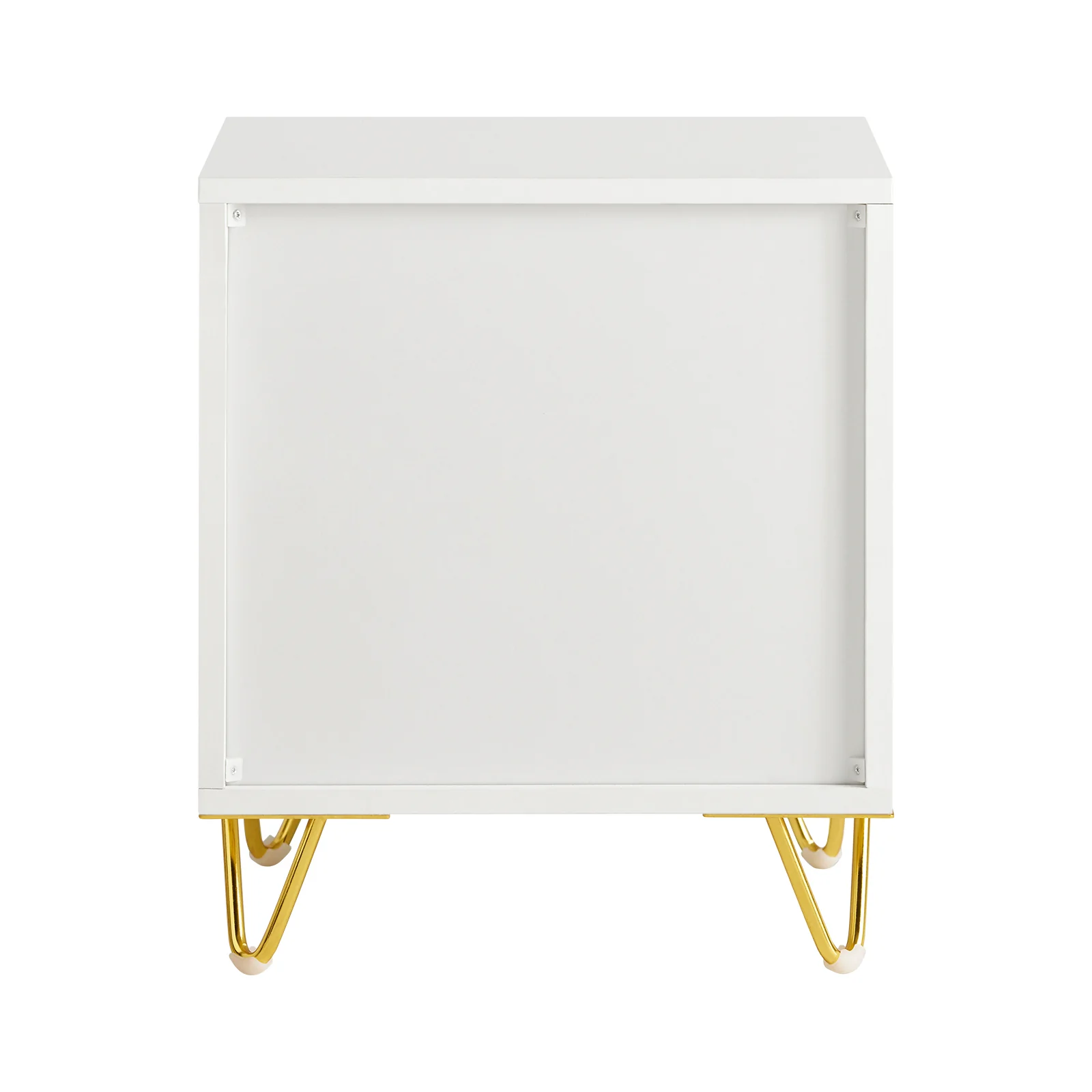 SoBuy FBT115-W Nachtkastje met 2 Schuifladen - Bijzettafel - Sofa Bijzettafel - Salontafel - Slaapkamertafel - Bedtafel met 2 Lade voor Woonkamer, Slaapkamer, Kantoor, Wit, 40x40x47cm - Image 13