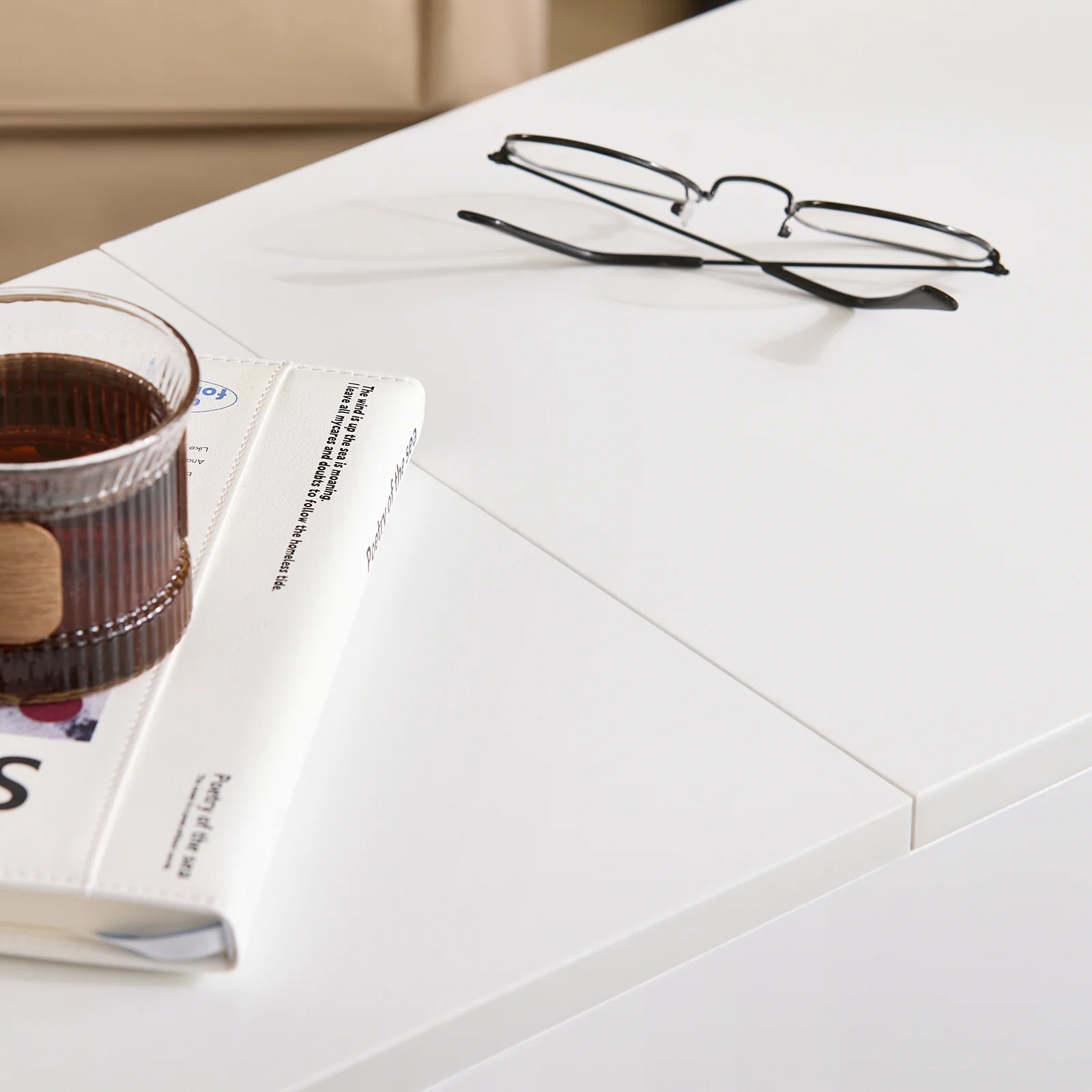 SoBuy FBT134-W Dossierkast archiefwagen printtafel printerstandaard rolcontainer met 4 wielen opbergkast kast voor kantoor wit - Image 11