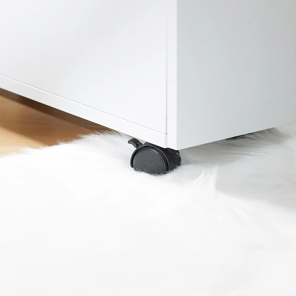 SoBuy FBT155-WN Bijzettafel op wielen Nachtkastje Nachtkastje Bijzettafel - Image 9