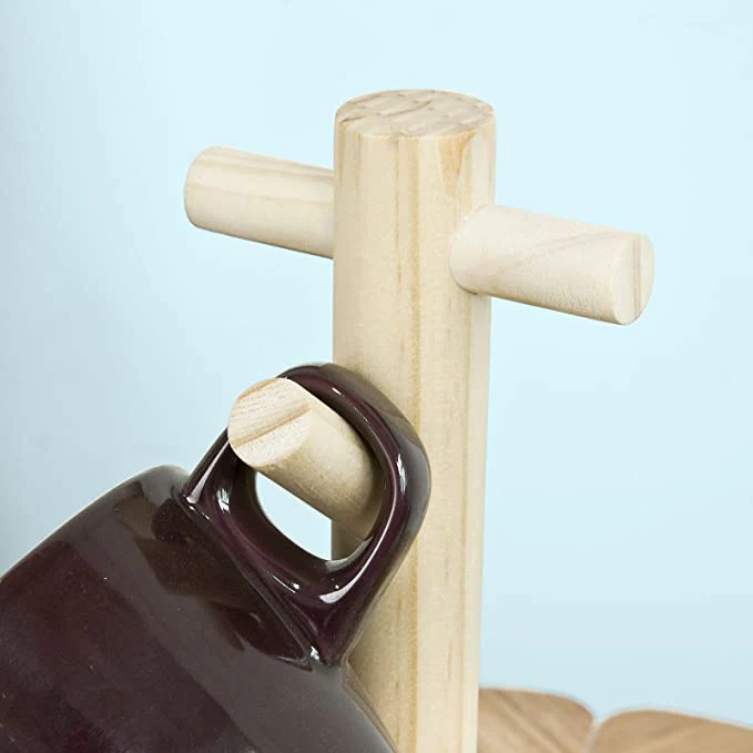 SoBuy FBT38-WN Bijzettafel met Bekerhouder Salontafel Bijzettafeltje met Uniek Ontwerp - Image 4