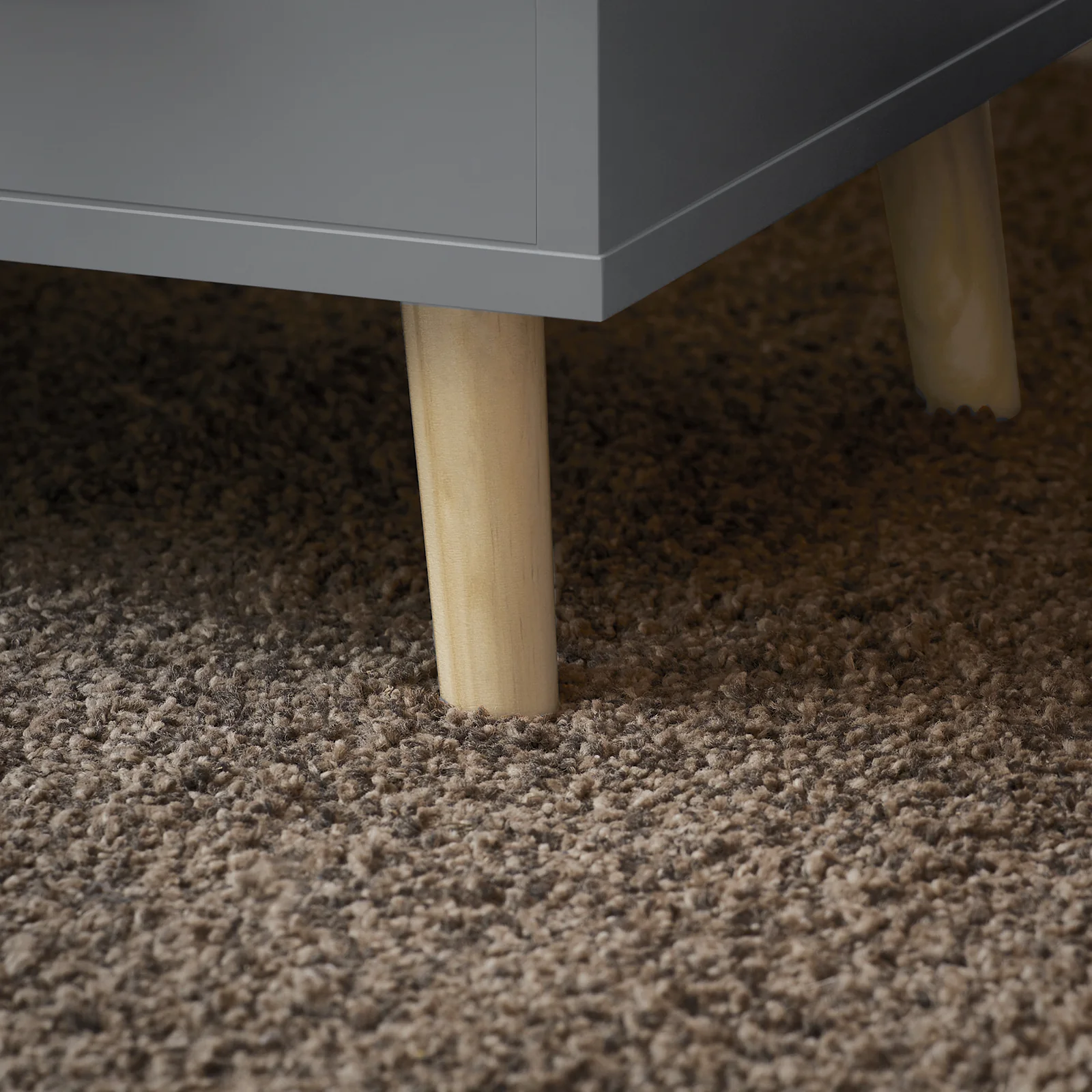 SoBuy FBT95-HG Side Table End of Sofa Nachtkastje Nachtkastje met 3 lades en 2 opbergplanken - Image 10