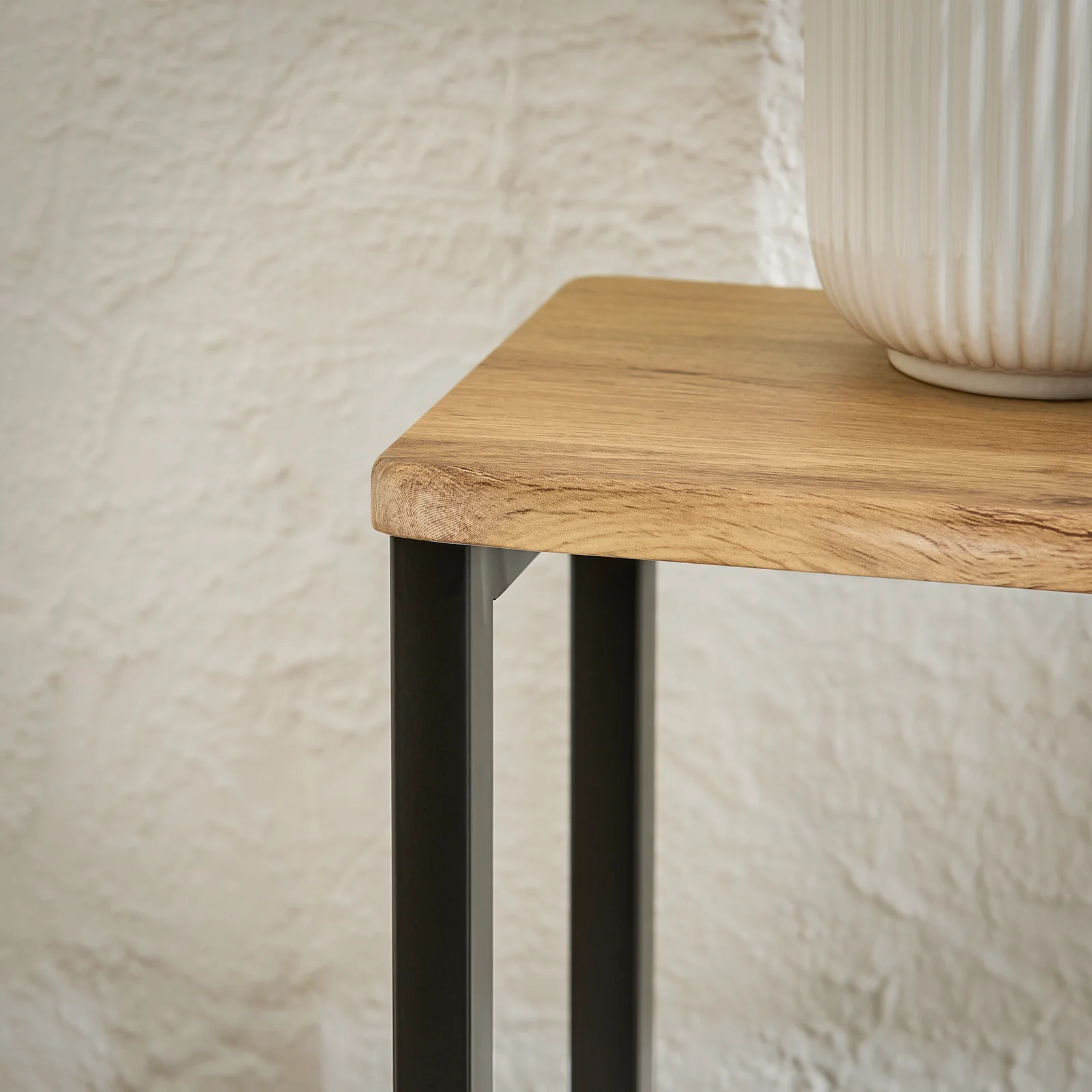 SoBuy FSB19-L-E Consoletafel, bijzettafel, bankpunt, haltafel, frame en 4 poten van ijzer, L 120 cm x D 20 cm x H 80 cm - Image 6