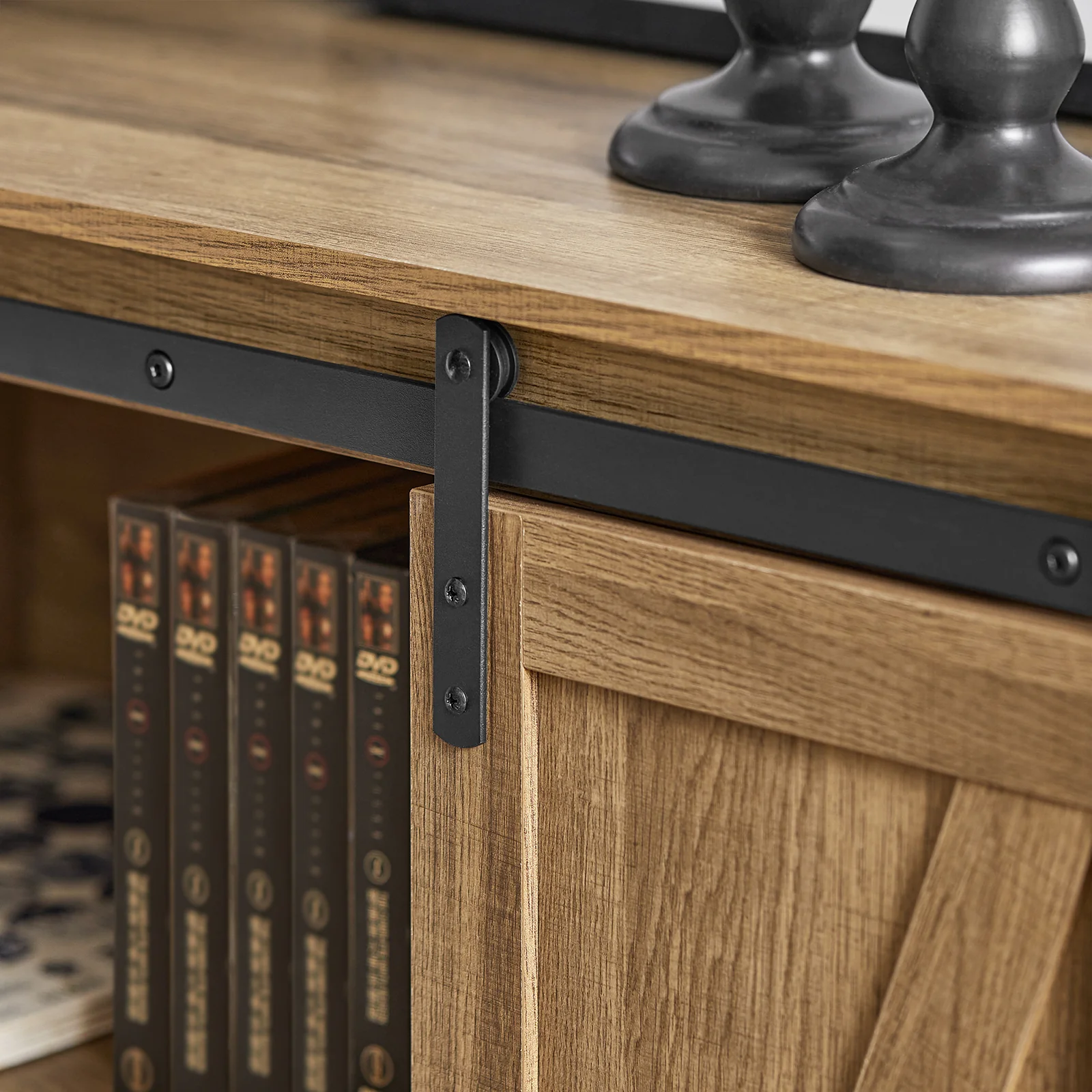 SoBuy FSB60-BR Onderkast Opbergkast Ladekast met schuifdeur Schoenenkast Schoenenkast - Image 8