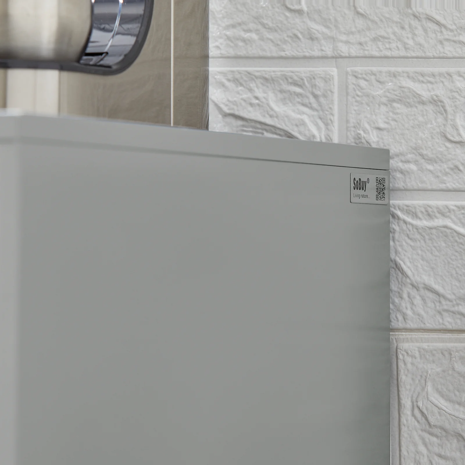 SoBuy FSB78-HG Magnetronkast | Magnetronrek | Ovenkast | Dressoir | Keukenrek Keukenkast met 1 Lade, 1 Compartiment, 3 Deuren - Image 17