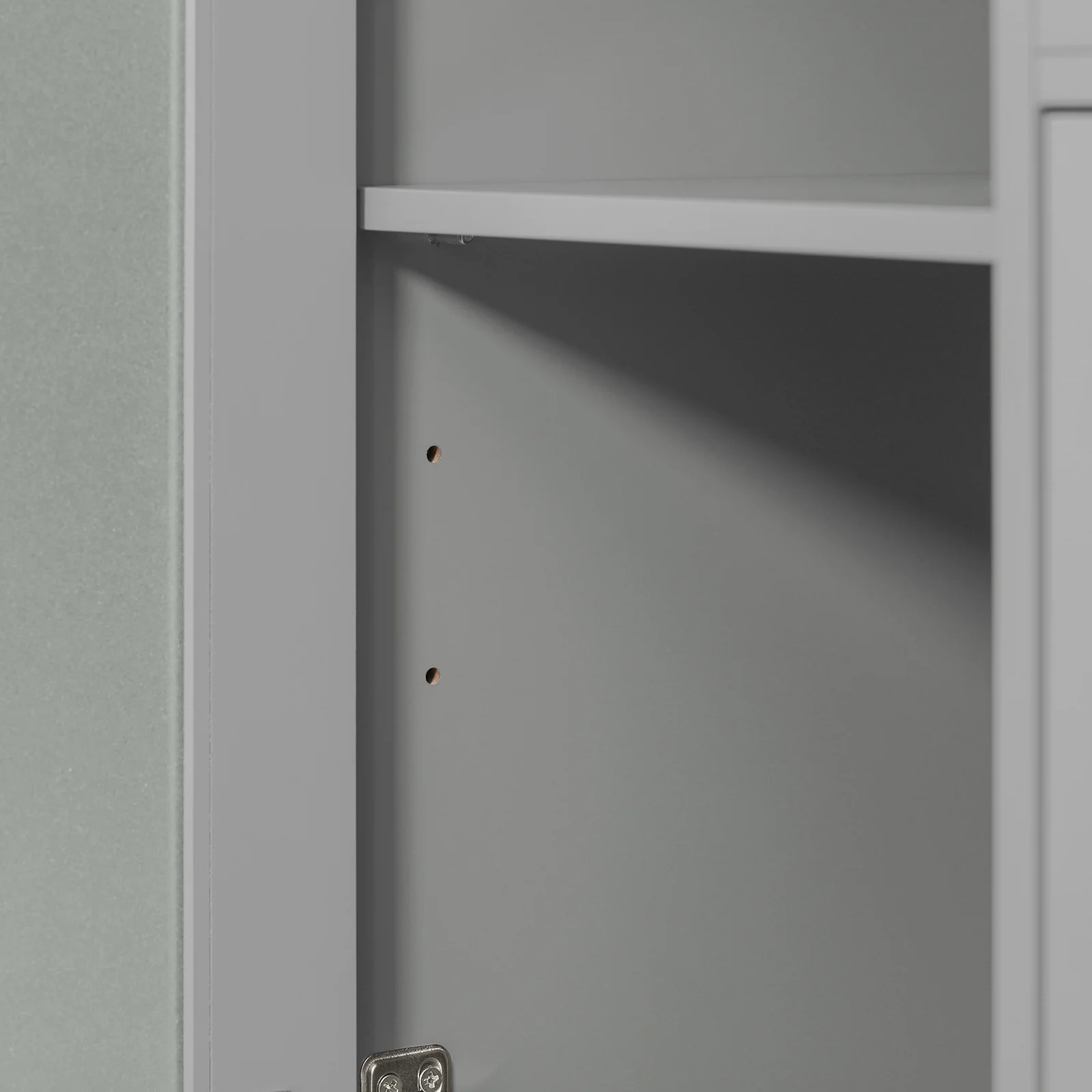 SoBuy FSB78-HG Magnetronkast | Magnetronrek | Ovenkast | Dressoir | Keukenrek Keukenkast met 1 Lade, 1 Compartiment, 3 Deuren - Image 20