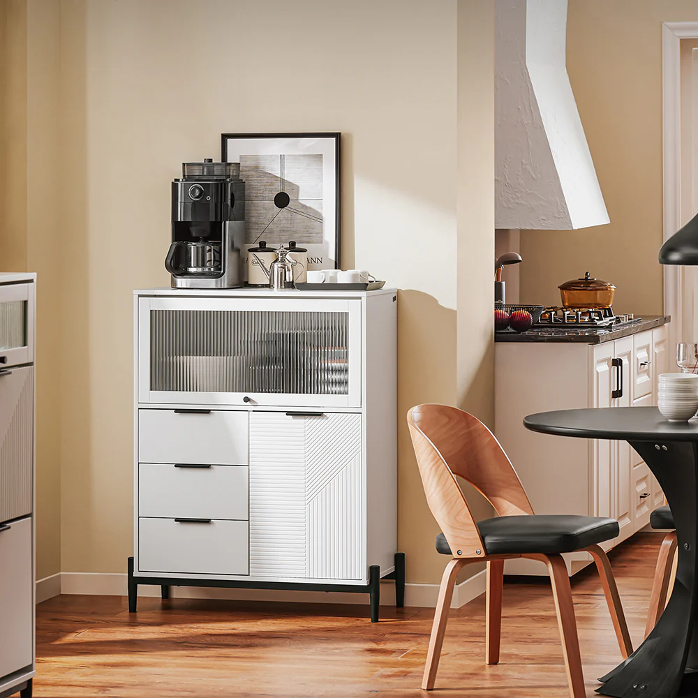 SoBuy FSB94-W Dressoir keukenkast gangkast buffet keukencommode opbergkast - Image 3