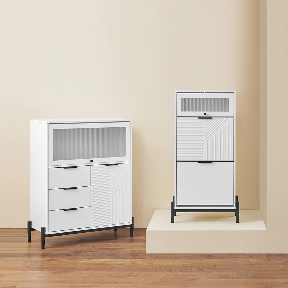 SoBuy FSB94-W Dressoir keukenkast gangkast buffet keukencommode opbergkast - Image 5