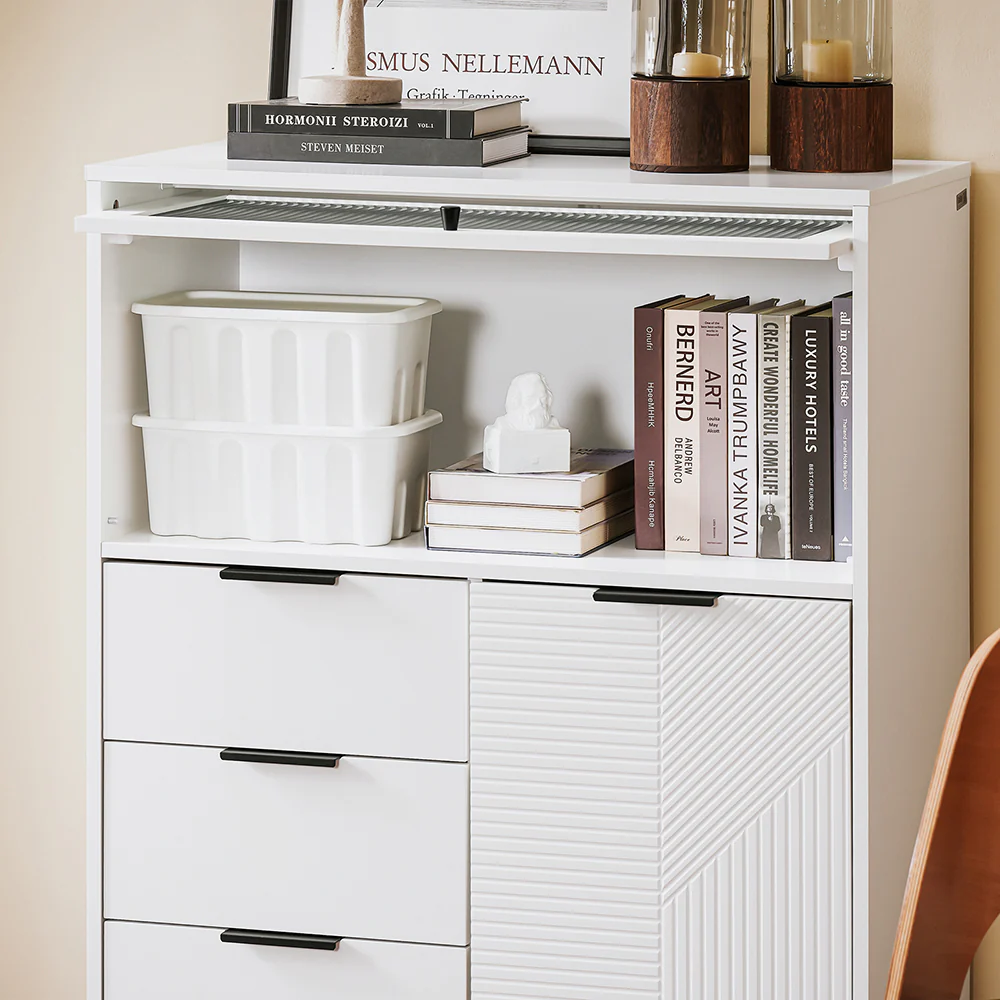 SoBuy FSB94-W Dressoir keukenkast gangkast buffet keukencommode opbergkast - Image 8