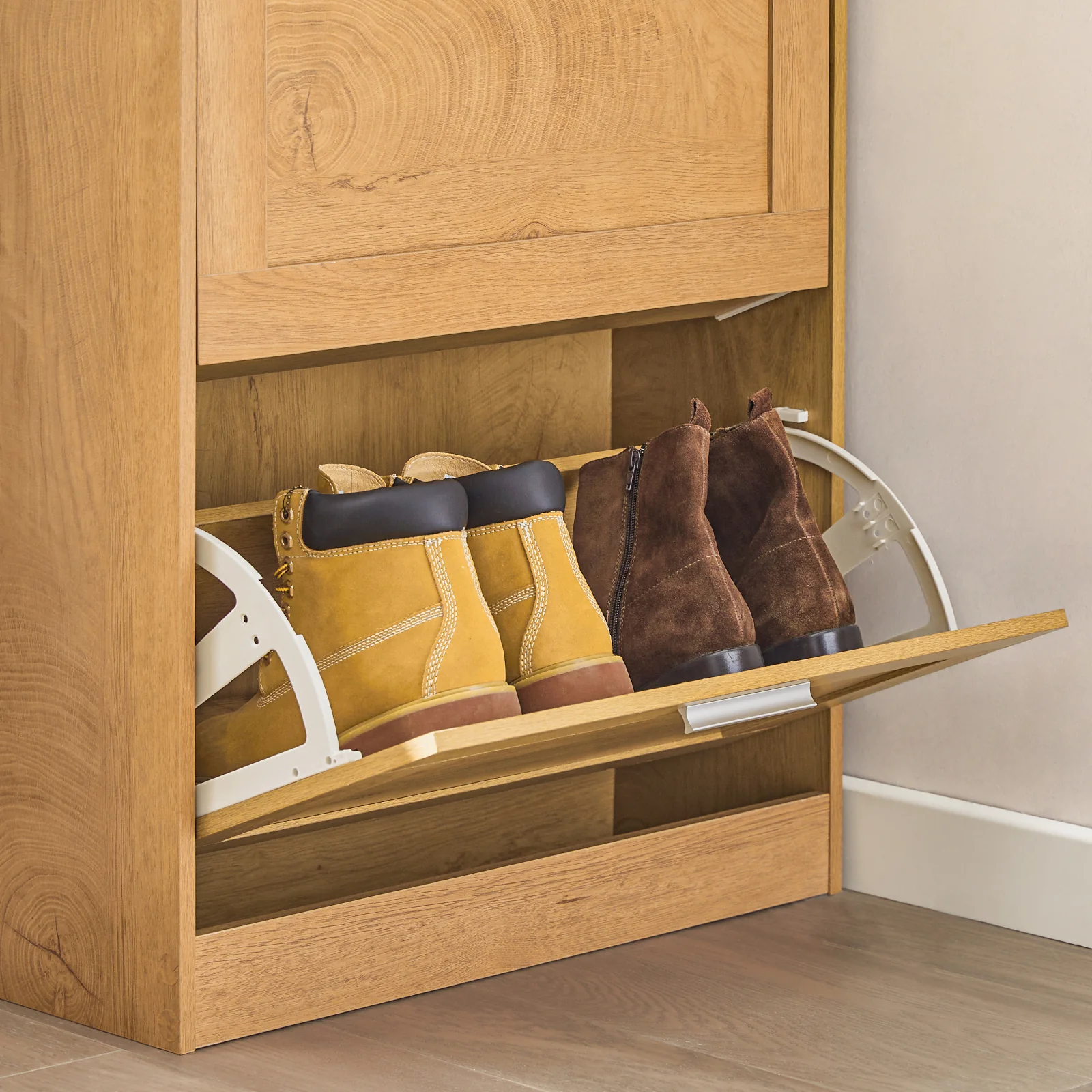 SoBuy FSR137-N schoenenrek schoenenrek schoenenrek met 2 kleppen schoenenrek smal schoenencommode - Image 14