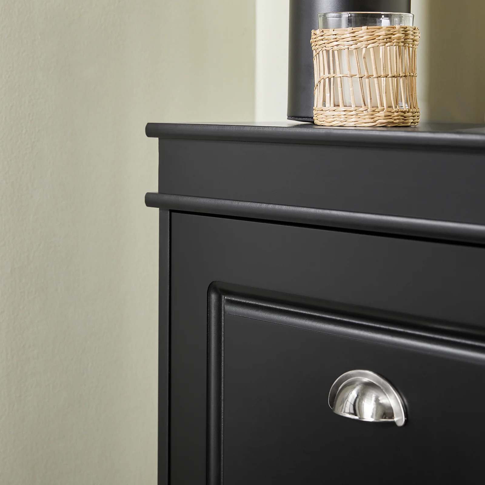 SoBuy FSR94-SCH Schoenenkast met 3 Deuren, Opbergruimte voor 12 Paar Schoenen, Compacte Garderobe voor Hal, 53x24x117 cm, Zwart - Image 8