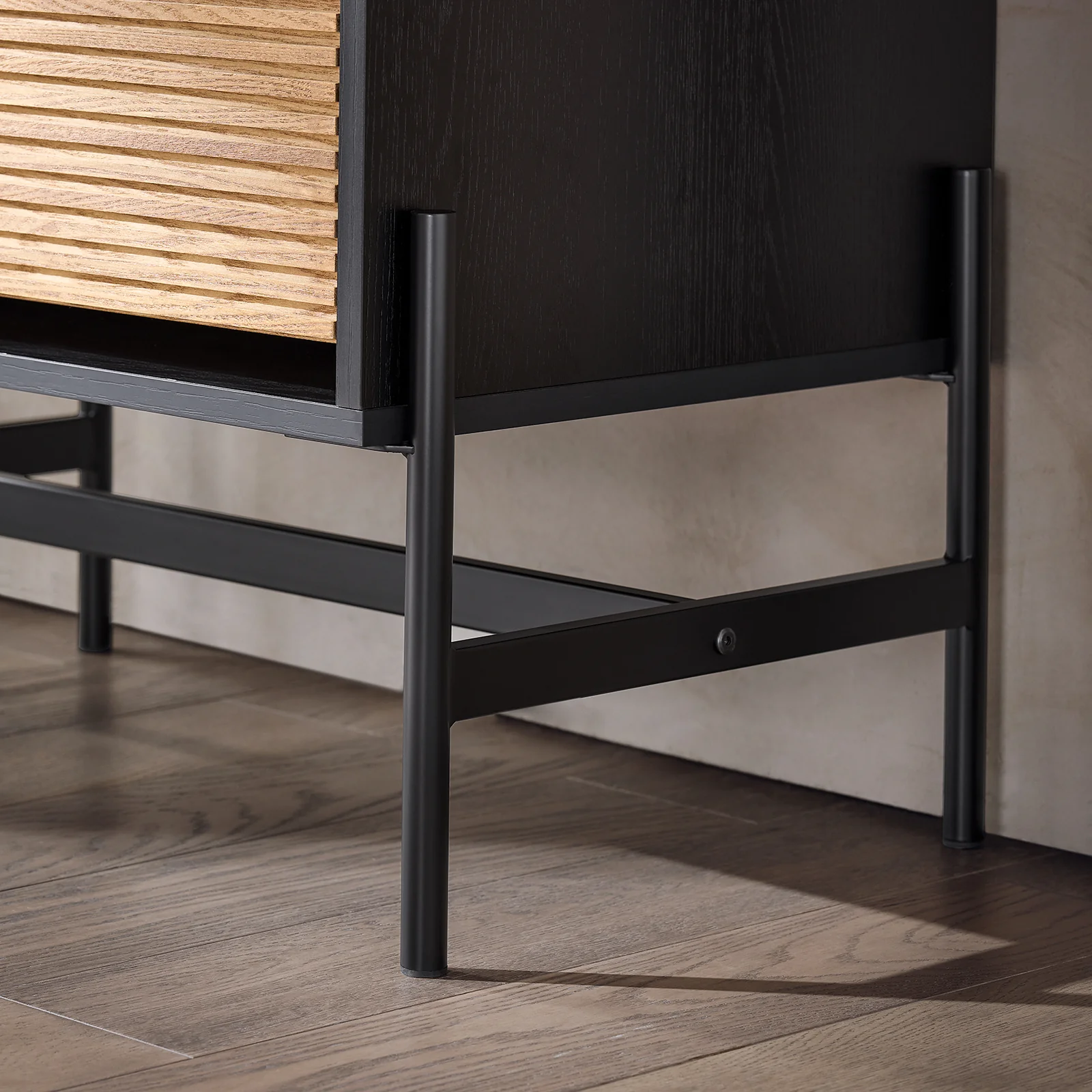 SoBuy HFSR03-SCH Schoenenkast, halmeubel, schoenenopbergkast, schoenenkast met 1 lade en 2 kleppen voor entree, hal en woonkamer - Image 7