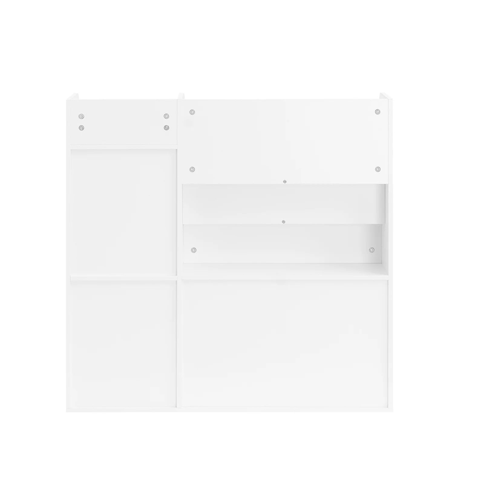 SoBuy KMB37-F Opbergplank voor Kinderboeken en Speelgoed Bibliotheek Boekenplank Multifunctionele Opbergkast met 2 Manden - Image 14