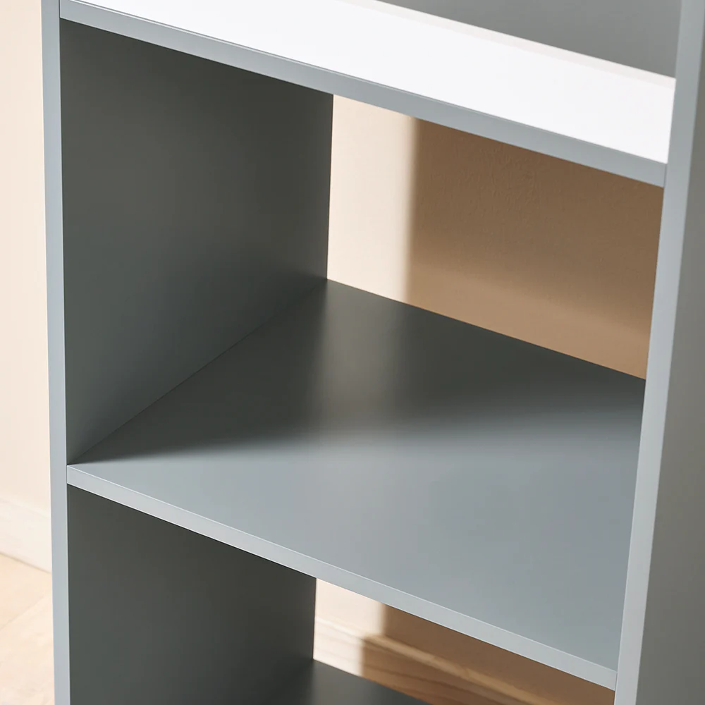 SoBuy KMB40-HG kindergarderobe met 3 haken kledingkast kinderen kinderrek met dozen garderobe - Image 8