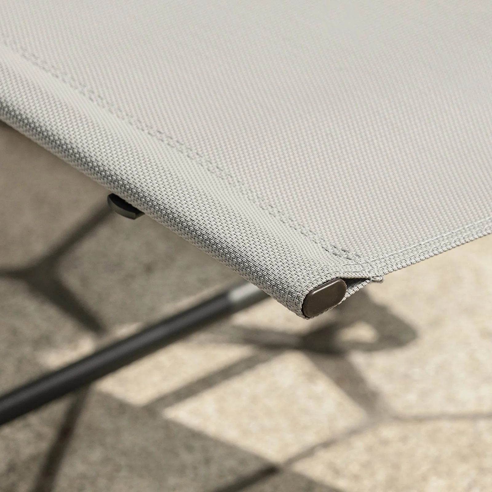 SoBuy OGS47-HG | Ligstoel | Tuinstoel | Swingstoel | Schommelstoel | Ergonomische | met Zijzak | Grijs - Image 6