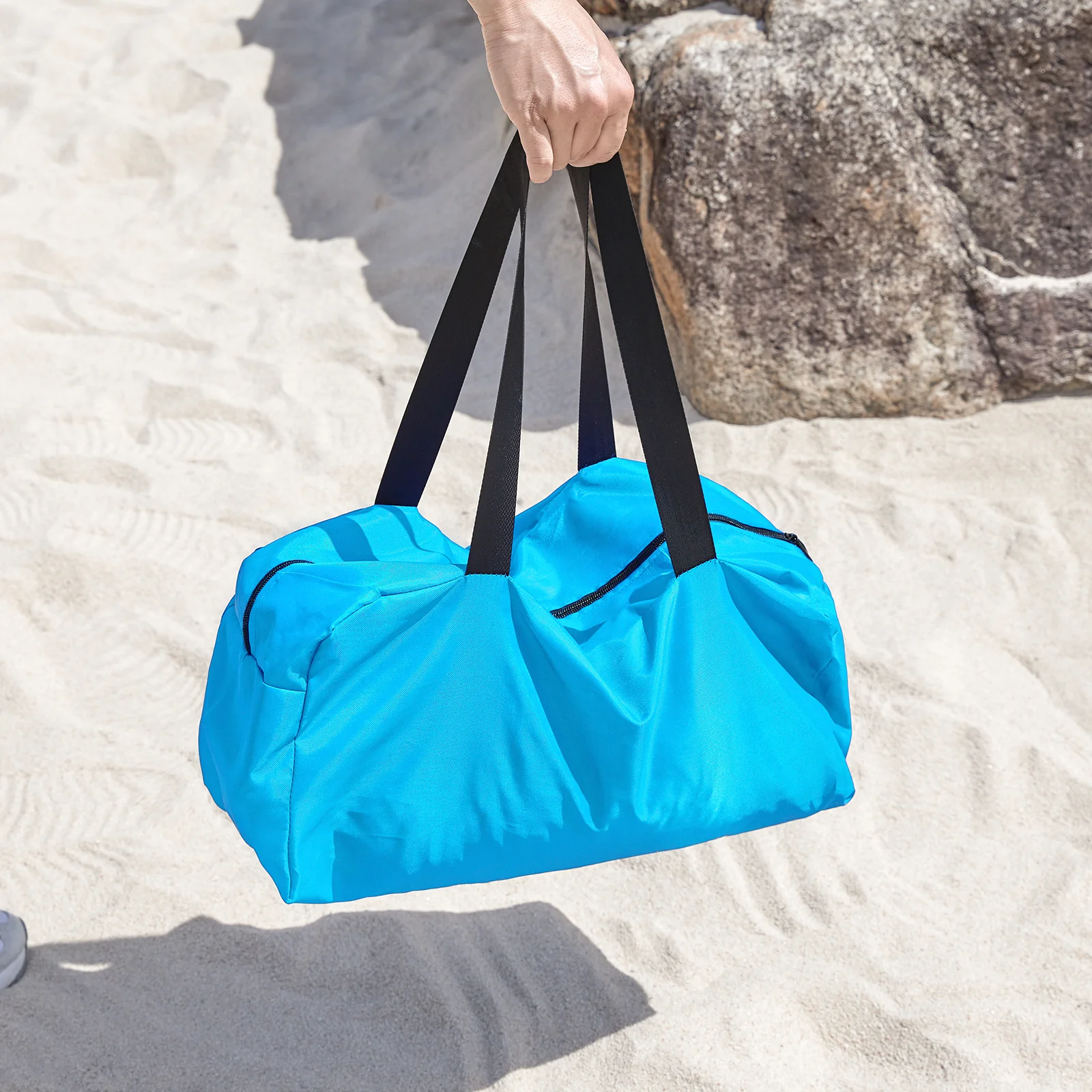 SoBuy OZT02-HB Strand Schuilplaatsen Lycra Polyester Anti UV UPF 30, Draagbare Strandtent, Strandparasol, Strandluifel met Draagtas - Image 7